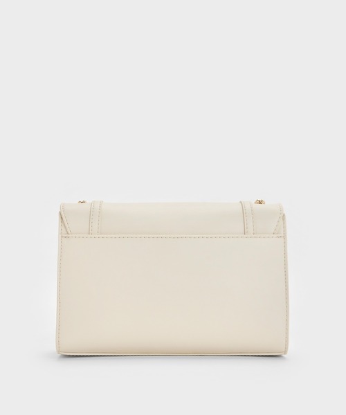 台湾 CHARLES&KEITH Shalia チェーンストラップショルダーバッグ Shalia シャリア チェーンストラップショルダーバッグ - Black