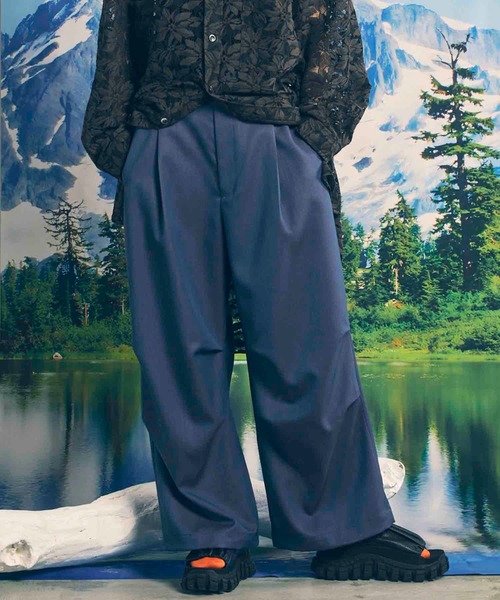 メゾンスペシャル　カーゴパンツ Big Pocket 2WAY Buggy Denim Cargo Pants