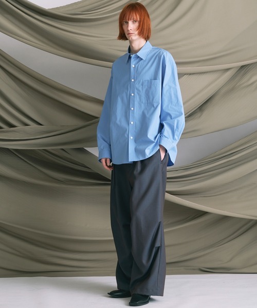 MAISON SPECIAL CHAMBRAYウール100% カーゴパンツ MAISON SPECIAL（メゾンスペシャル） カーゴパンツ 「UNISEX」4 Colors