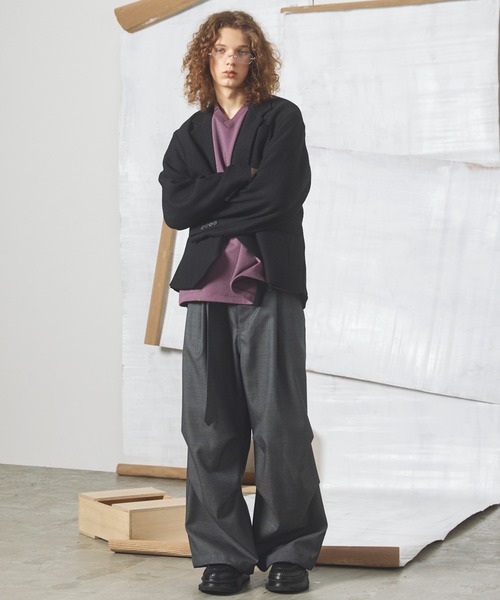 MAISON SPECIAL（メゾンスペシャル） ワイドパンツ パンツ 「UNISEX」4