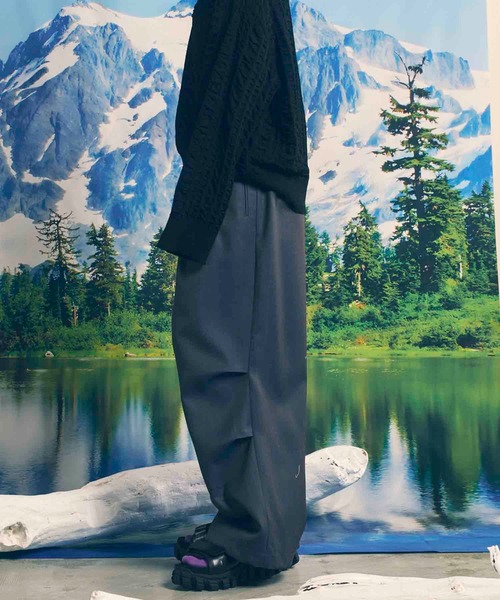 MaisonSpecial　カーゴパンツ　01 MAISON SPECIAL カーゴパンツ 「UNISEX」Chambray Wool Prime