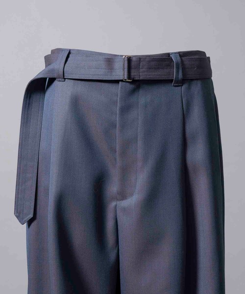 MAISON SPECIALブルー ダメージ加工 カーゴパンツ38 MAISON SPECIALブルー ダメージ加工 カーゴパンツ38 UNISEX