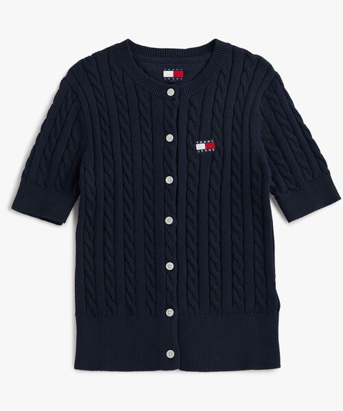 ニット セーター サマーケーブルカーディガン レディース TOMMY JEANS ニット セーター サマーケーブルカーディガン