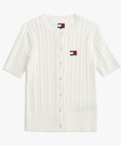 ニット セーター サマーケーブルカーディガン レディース TOMMY JEANS ニット セーター サマーケーブルカーディガン