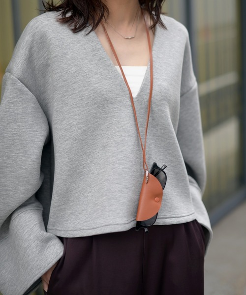 NRネックレスト/Neck rest ライトグレー Marient（マリエント） ネックレス Glasses Key Holder Necklace