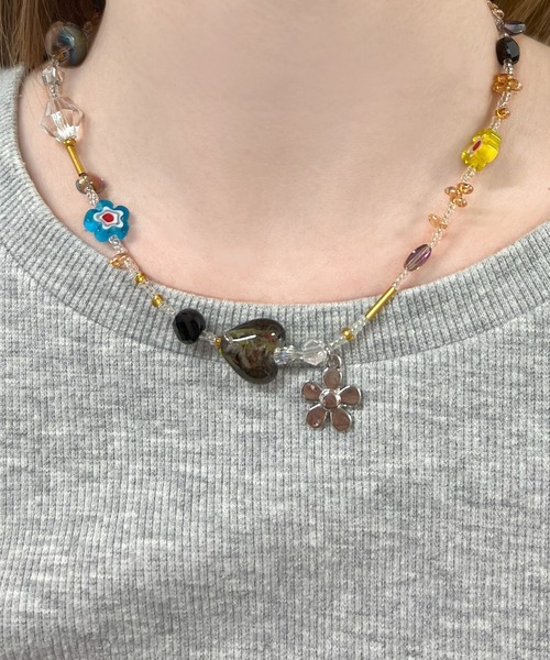 DiamondHearts（ダイヤモンドハーツ） ネックレス ビーズネックレス