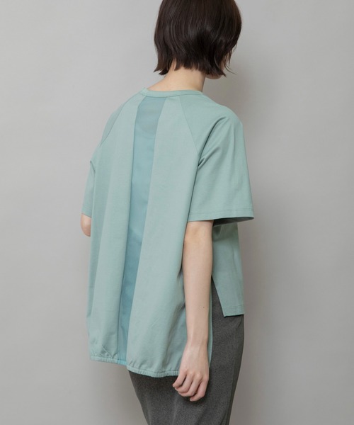 tシャツ バックシアーTシャツ レディース