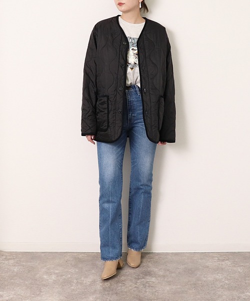 「UNIVERSAL OVERALL」 コート X-SMALL ブラック レディース_画像3