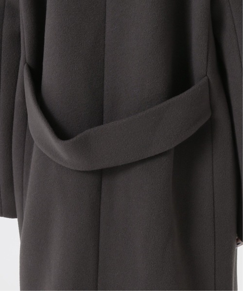 NOBLE（ノーブル） ノーカラーコート 36 グレー レディース : ZOZOTOWN