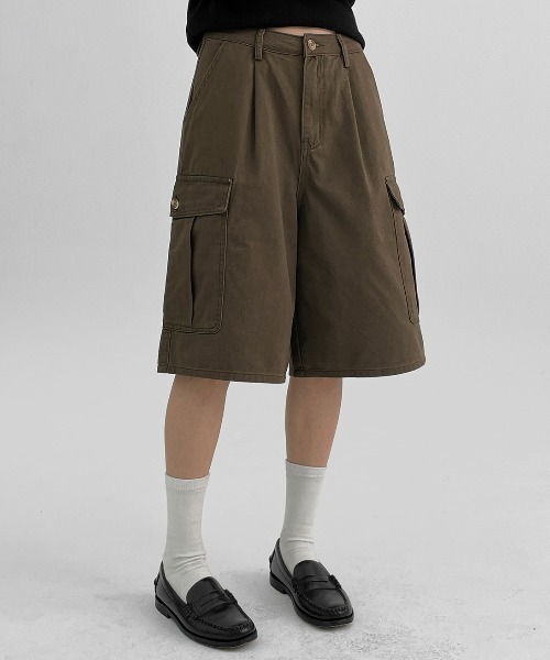 【BADBLOOD】BS ヘビーウールバミューダパンツ - ブラック バミューダデニムハーフパンツ | ファッション通販サイト NUGU