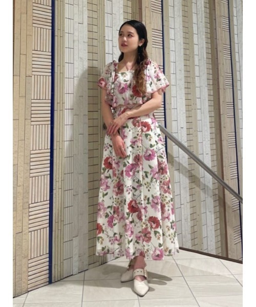 AND COUTURE ワンピース アネモネフラワー2WAYワンピース