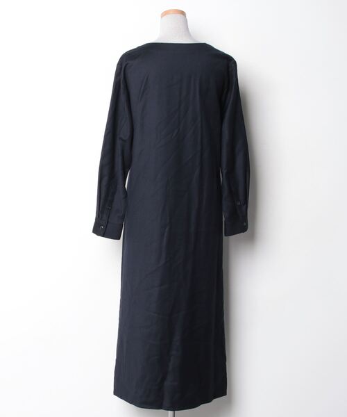 「human woman」 長袖ワンピース MEDIUM ネイビー レディース_画像2