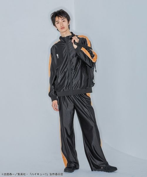 【完売商品】JEANASIS ハイキュー　コラボ　トラックジャージ　音駒高校　L