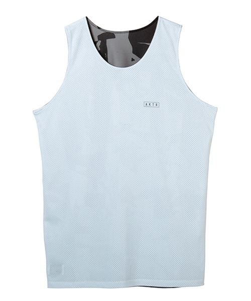 CUT-UP CAMO REVERSIBLE TANK BKxWH – AKTR OFFICIAL
