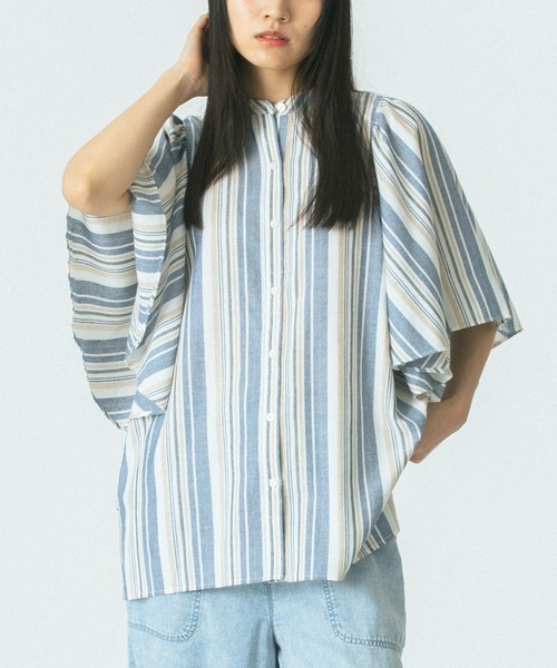 シャツ/ブラウス(半袖/袖なし) rosymonster butterfly blouse セール】【NOTYOURROSE】Rosie wrap blouse / 【ノットユアローズ
