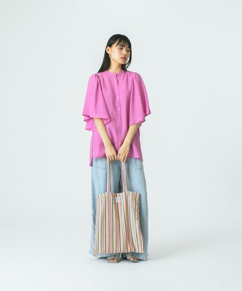 ROSE BUD（ローズバッド） ブラウス シャツ FLARE SLEEVE BLOUSE 