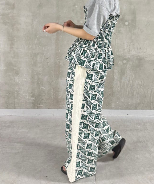 sara mallika パンツ 「SARA MALLIKA/サラマリカ」COTTON POPLIN