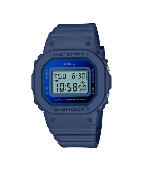 G-SHOCK 「G-SHOCK」 デジタル腕時計 FREE ネイビー レディース