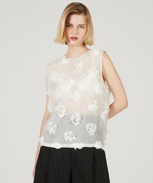 ベスト ジレ ローズスリーブベスト / Rose Sleeve Vest レディース