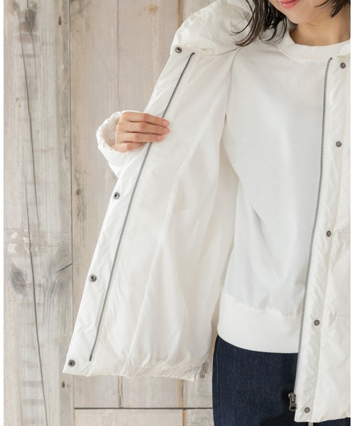 「PREFERIR」 ダウンジャケット MEDIUM ベージュ レディース_画像7