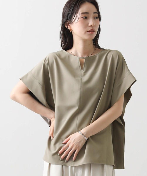 2025夏　新品　グレディブリリアン　異素材バイカラー2wayカットソー Gready Brilliant tシャツ 異素材バイカラー2WAYカットソー