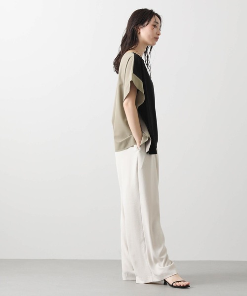 Gready Brilliant tシャツ 異素材バイカラー2WAYカットソー
