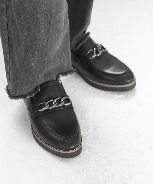パンプス 3L幅広 軽量 ウイングチップ オックスフォードシューズ 厚底ローファー アミティエ