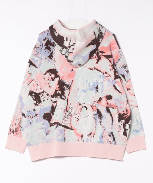 ニット セーター 「Desigual×Maria Escote」ヴィクトリアンプリントフーディー レディースの画像