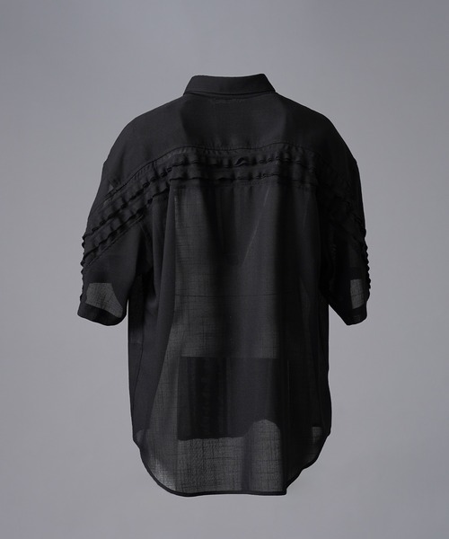 MAISON SPECIAL シャツ 「UNISEX」Prime-Over Frill Short