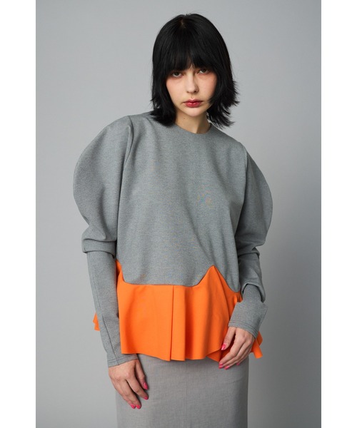 「HeRIN.CYE」 長袖カットソー FREE グレー レディース