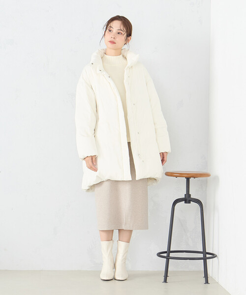 COMME CA ISM（コムサイズム） ダウンコート SMALL ネイビー