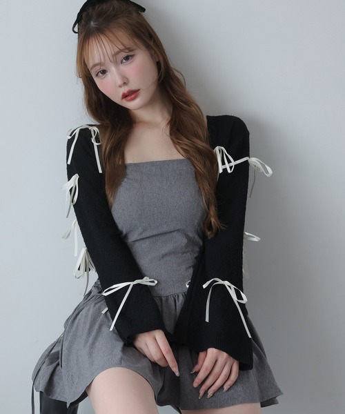 one after another NICE CLAUP カーディガン 「Mode Ribbon Collection