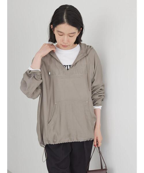 「AMERICAN HOLIC」 長袖ブラウス M ネイビー レディース