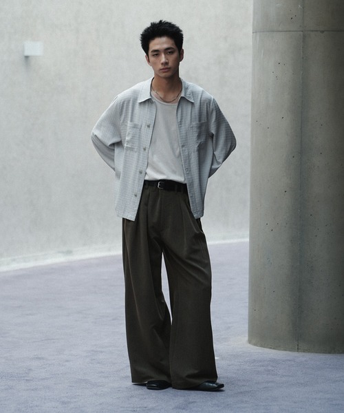 パンツ WYM LIDNM
TUCK STRAIGHT HERITAGE CARGO WYM LIDNM 「WYM LIDNM」 スラックス M チャコール メンズ