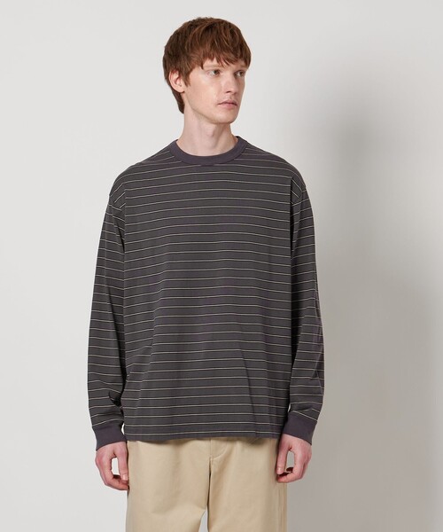 tシャツ 「LOEFF」マルチボーダー ロングスリーブ カットソー  UNISEX レディース メンズ