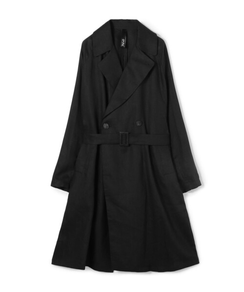 HEVO トレンチコート　シングルコート hevo/イーヴォ】ストレッチポリエステルタフタトレンチコート