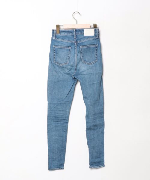 「GYDA」 加工スキニーデニムパンツ MEDIUM ブルー レディース_画像2