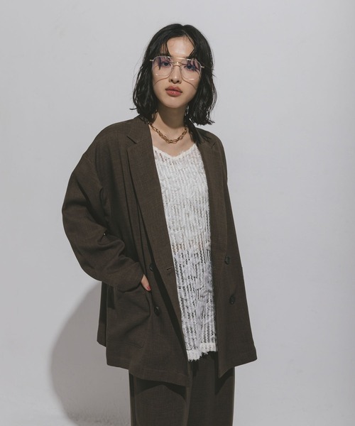 LEPSIM（レプシィム） ジャケット テーラードジャケット ハニカム