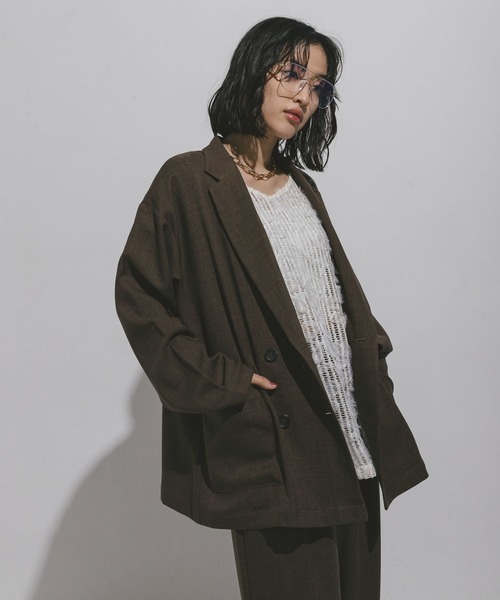 LEPSIM（レプシィム） ジャケット テーラードジャケット ハニカム