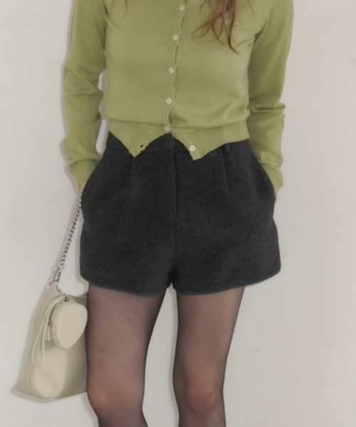 GIUNON パンツ back frill short pants / バックフリルショートパンツ