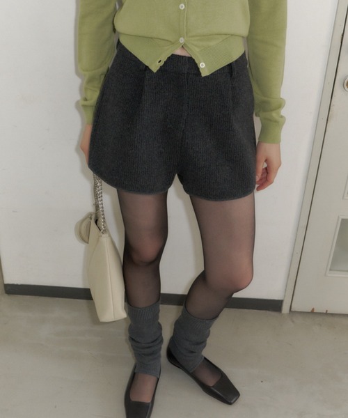 GIUNON パンツ back frill short pants / バックフリルショートパンツ