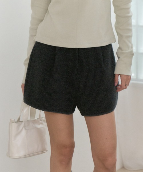 GIUNON パンツ back frill short pants / バックフリルショートパンツ