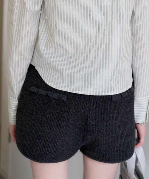 GIUNON パンツ back frill short pants / バックフリルショートパンツ