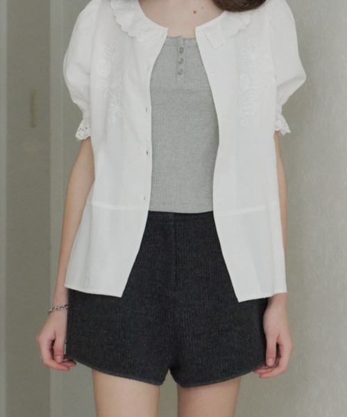 GIUNON パンツ back frill short pants / バックフリルショートパンツ GIUNON パンツ back frill short pants / バックフリルショートパンツ