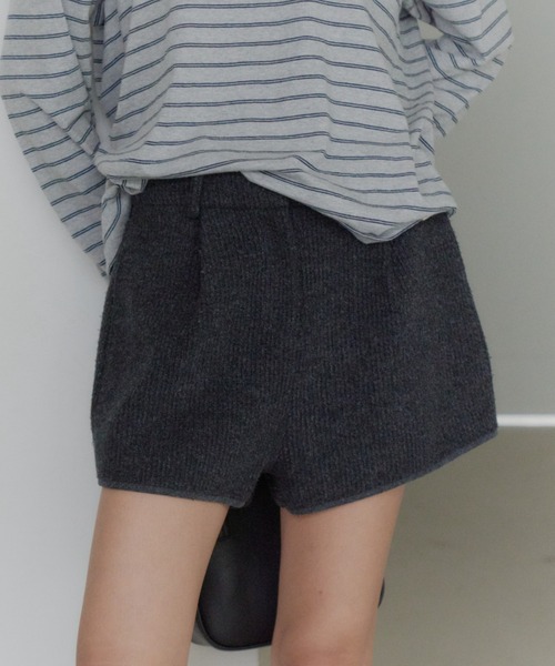 GIUNON パンツ back frill short pants / バックフリルショートパンツ