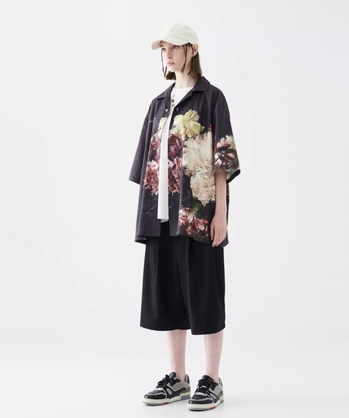 「HARSH AND CRUEL」 半袖シャツ L ブラック メンズ_画像6