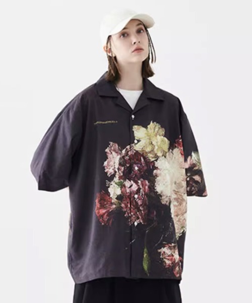 「HARSH AND CRUEL」 半袖シャツ L ブラック メンズ_画像9