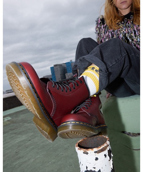「Dr. Martens」 ブーツ UK9 レッド メンズ