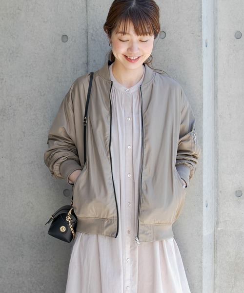 「URBAN RESEARCH Sonny Label」 ジップアップブルゾン FREE ベージュ レディース_画像8