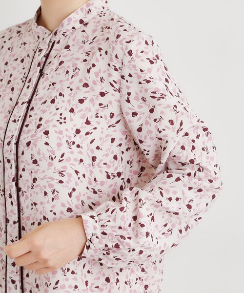 LAURA ASHLEY（ローラアシュレイ） ブラウス シャツ 「洗える／同柄